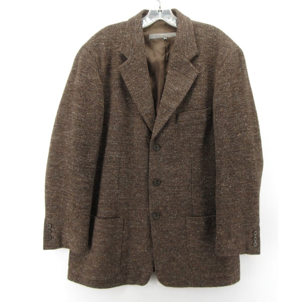 VINTAGE Structure Le Collezioni Sport Coat Medium Blazer Wool Tweed